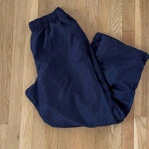 navy baggy parachute pants